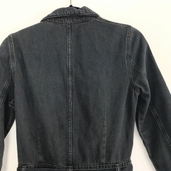 Free People Green River Denim Romper - Picture 4 of 15